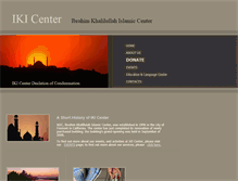 Tablet Screenshot of ikicenter.org